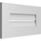 Ekena Millwork Vertical Surface Mount PVC Gable Vent: Functional, w/ 3-1/2"W x 1"P Standard Frame, 22"W x 12"H GVPVE22X1201SF - alternate 3